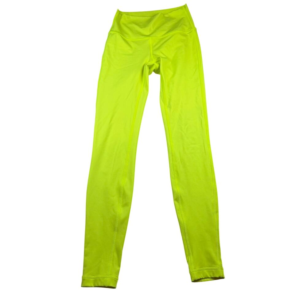 Lululemon Align Leggings Size 4 Neon Yellow Green